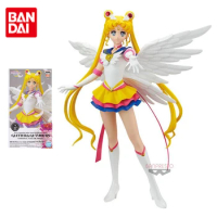 Bandai Sailor Moon Figure Banpresto Glitter Glamours Sailor Moon Anime Figure Genuine Model Action Toy Figure Toys for Children
