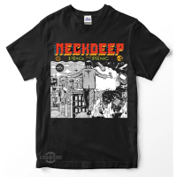 Watercolor gradient print NECK DEEP t-shirt The peace and the panic Premium neck deep tshirt Neckdee