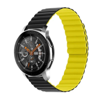 20 22mm Silicone loop For samsung galaxy watch 4 gear s3 46mm 42 active2 Bracelet strap watchband For huawei gt 2 42mm Magnetic