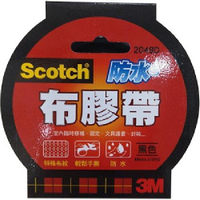 3M Scotch 防水布膠帶-黑(48mm*15Yd) [大買家]