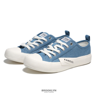KANGOL 休閒鞋 藍 方標 解構 帆布鞋 女 (布魯克林) 6222160380