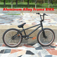 Aluminum Alloy Frame BMX Bike 20 Inch Outdoor Sports Bicycle Performance Street Cycling High Carbon Steel Fork V-brake Redouble