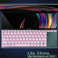 for 14'' Asus ZenBook Duo UX481FL UX481F ux481fn UX481 FL FN laptop UX4000F 2020 Silicone Keyboard Cover skin Protector