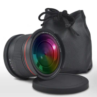 52MM 0.35x HD Fisheye Nikon Wide Angle Lens (w/Macro Portion) for DSLR D7100 D7000 D5500 D5300 D5200 D5100 D3500 D3300 D3100