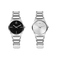 【Calvin Klein 凱文克萊】CK 簡約簍空鏈帶錶 手錶 女錶 情人節(共2款)