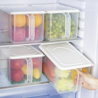 買一送一 日本進口冰箱收納盒塑料儲物盒食品整理盒廚房長方形水果保鮮盒 MKS薇薇