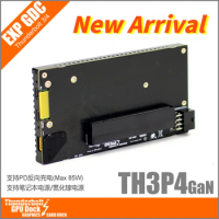 TH3P4GAN GPU Dock Thunderbolt3/4-compatible USB4 40Gbps GaN/DC-Power Supply Portable Laptop External Graphics Card TB3/4 USB4*2