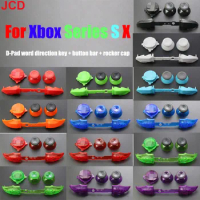 JCD 4 in For Xbox Series X S Controller LB RB Button Strip Cross Direction Keys 3d Analog Thumb Sticks Joystick Cap D-Pad Button