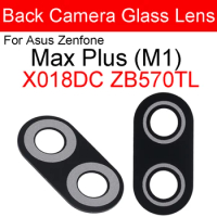2PCS Rear Back Camera Glass Lens With Sticker Glue For Asus Zenfone Max Plus ( M1 ) X018DC ZB570TL Replacement Part