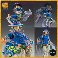 In Stock Medicos JoJo's Bizarre Adventure STEEL BALL RUN JOJO JoeJulius Caesar Zeppeli PVC Anime Figures Model Toys Blue