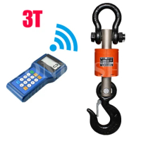 Wireless Digital Display Electronic Hanging Crane Scale Rechargable Industrial Lifting Crane With 200M Remote Control 3T/5T/10T