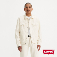 Levis 男款 牛仔外套 / TYPE3經典版型 / 牛奶白