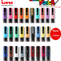 21Colors/24 Colors UNI POSCA Markers PC-3M/1m/5m Advertising
