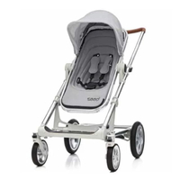 รถเข็นเด็กรุ่น SEED PAPILIO สี Silver,Cognac Leather,Grey Melange (6 เดือน - 3 ปี)