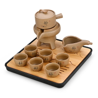 半自動茶具懶人泡茶器陶瓷功夫茶具套裝家用簡約創意紫砂沖茶器