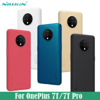 Cover for OnePlus 7T Pro Case Nillkin Super Frosted Shield Hard PC Black Back Cover Phone Protector Case for OnePlus7T