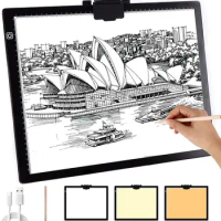 A3 Drawing Tablet Board USB Powered Dimmable LED Light Pad with