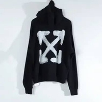 Hoodie OFF WHITE SKATE ARROW WHITE BLACK HOODIE 100% ORIGINAL M