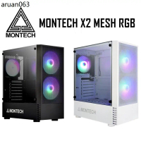 CASE (เคสเกมมิ่ง) MONTECH X2 MESH RGB ATX-Tower Gaming Case ,Tempered Glass