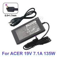 19V 7.1A 5.5*1.7mm 135W AC Laptop Charger Power Adapter For Acer Nitro 5 AN515-44-R5FT Aspire V17 Nitro VN7-792G-59CL PA-1131-16
