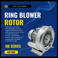 Ring Blower 3/4 Hp Blower Tambak Rotor HB-370 Vortex 0,75HP 220v