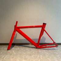 GRAY Muscle Frame 700c Track bike Frameset Red 6061-T6 Aluminum Fixed Gear Frame 52cm Fixie Frameset