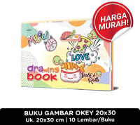 OKEY Buku Gambar A4 (Uk. 20 x 30 cm) - 1 Buku