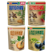 盛香珍瓜子系列(甘草/醬油/南瓜子/綠茶南瓜子)(130-180G/包)【愛買】