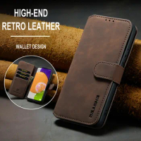 Anti-Falling Card Holder Leather Wallet Case for Samsung Galaxy A53 A33 A73 A13 A 53 73 33 5G Comfortable Cell Phone Bag