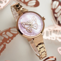 RELAX TIME 年度設計錶款 蛻變系列 蝴蝶手錶-浪漫紫 RT-95-3