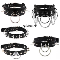 Z [ XxholicC ] - CHOKER Đinh Tán goth punk