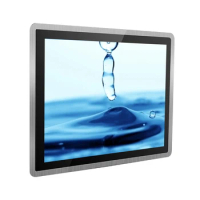 19Inch Embedded Industrial Touch Panel PC, IP65 Win10 Capacitive Touchscreen AIO Computer With RS232