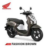 Motor Honda Scoopy Standar Terbaru Cimahi brown