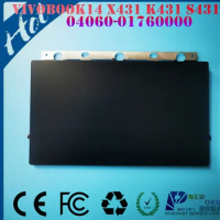 Laptop touchpad for ASUS VIVOBOOK S14X S431F X413F M413D V431 K431 S431 UX431 S4500 R424F Series BLACK 04060-01760000