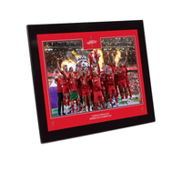 Premier League Trophy Lift 8 x 6 Glass กรอบรูป หลากสี