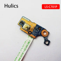 Hulics Used For HP Notebook 15-AY Series 435MW232L01 LS-C701P Laptop Power Button Board With Cable