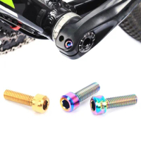 Fashion Washer Gasket Bicycle Accessories Disc Brake M6x20mm Bike Titanium Screw Caliper Bolt