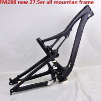 2020 all mountain! new coming full carbon 27.5er mountain bike frame UD carbon 650B full suspension mtb frame OEM design