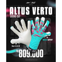 SARUNG TANGAN KIPER FAT ALTUS VERTO GECKO NC CUT TOSCA WHITE