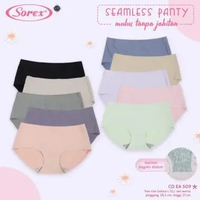 Sorex Celana Dalam Seamless - Celana Dalam Wanita Tanpa Jahitan Seamless Sorex EA509 - Free Size