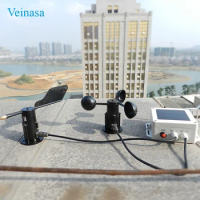 XS-FB02 Battery Powered IP67 Lora Relay Output Wireless Anemometer Wind Speed and Direction Alarm Sensor Transmitter