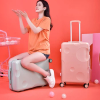 20"22"24"26"28 Inch Carrier Women Travel Large Suitcase On Wheels Trolley Rolling Luggage Check-in Case Valises Free Shipping
