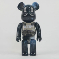 Bearbrick 28cm 400% starry sky Qianqiu BE@RBRICK 28cm ABS material gift doll figure gear joint rotation with sound