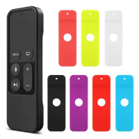 Silicone Remote Control Case For Apple TV 4K 4th Generation Siri Controller Protector Shockproof Anti-Slip Protective Cover