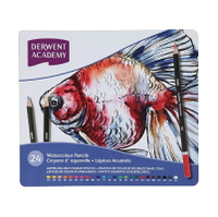 【DERWENT 德爾文】 水性色鉛筆24色鐵盒裝 ACA-2301942A