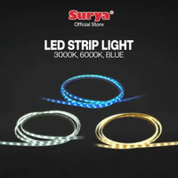 Lampu Strip LED SURYA SLS 2835 52L 6W 7MM AC 220V - IP 65 Putih / Kuning / Biru - CDL - Putih harga 