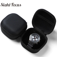 1 Slot Portable Watch Box Travel Wrist Watch Box Watch Organizer Storage for Apple Watch Boxes Hard Single Watch Holder Case