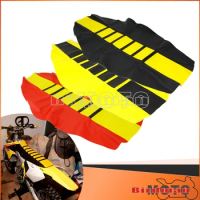 Anti-Slip Ribbed Traction Motocross Seat Cover Pad Protection for Suzuki DRZ400 RMZ250 RM250 DR250 RM125 RMX450 RM RMZ 125 250
