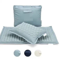 72*44cm Lotus Spike Acupressure Mat Massage Mat Yoga Mats Pillow with Bag Acupuncture Pillow Accupresure Mat