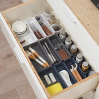 8pcs/set Household Drawer Organizers Dustproof Desk Stationery Storage Box Makeup Organizer For Bathroom Kitchen Accessories